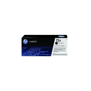 HP 12A Black Original LaserJet Toner Cartridge (Q2612A)