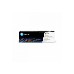 HP 222A Yellow Original LaserJet Toner Cartridge (W2222A)